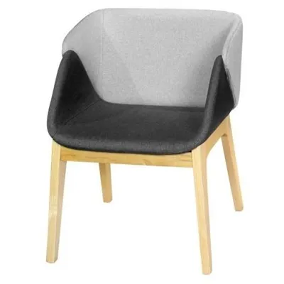 Sillas de comedor tapizadas de madera maciza de cuero moderno